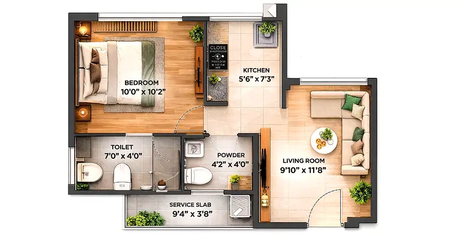 House Of Abhinandan Lodha Naigaon Layout Floor Plan