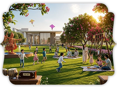 House Of Abhinandan Lodha Project Vrindavan Kids Play
